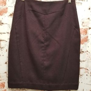 Worthington Career Pencil Skirt, size 4, plum/prpl